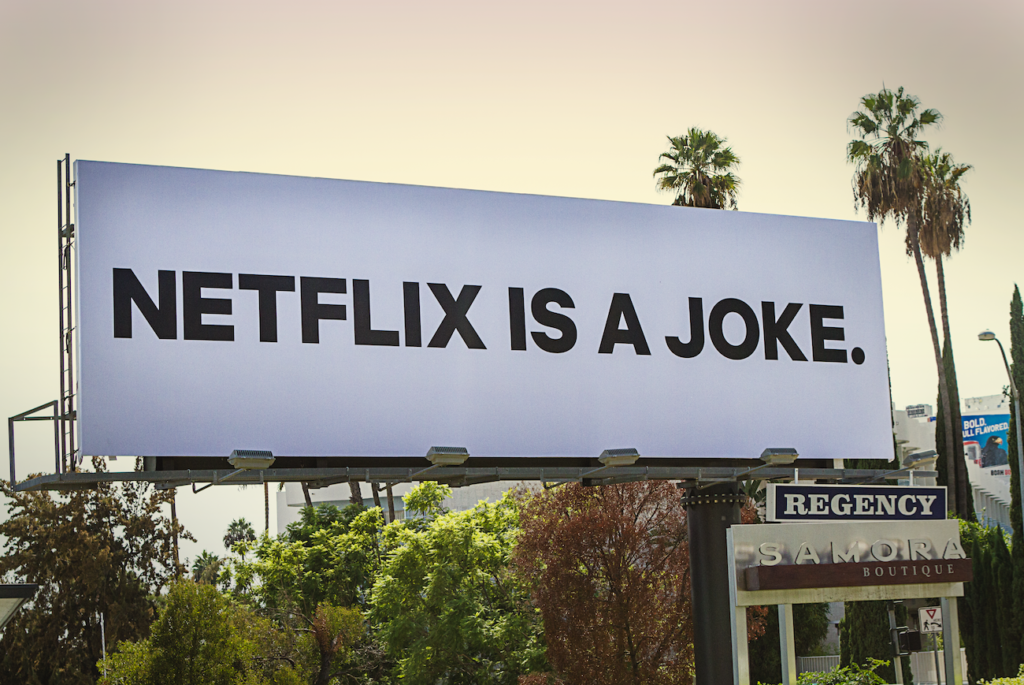 Minimalizm w reklamie Netflixa