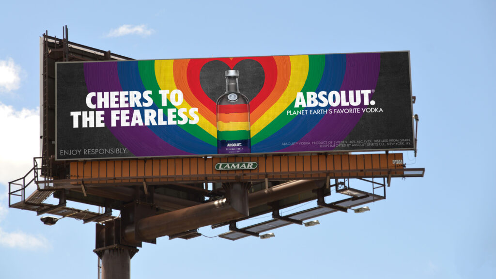 Reklama Absolut na Pride Month